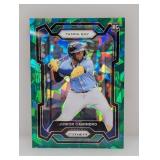 2024 Prizm Green Cracked Ice Junior Caminero RC