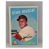 1959 Topps Stan Musial #150 Surface