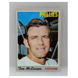 1970 Topps Baseball TIM McCARVER HALL OF FAMER 90