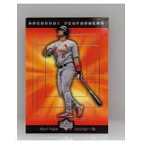 2001 UD Albert Pujols RC Breakout Performer Corner