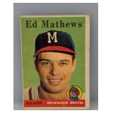 1958 Topps Ed Mathews #440 I/C/E/C