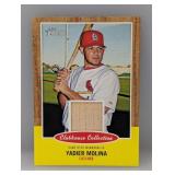 2011 Topps Heritage Yadier Molina RC Bat Relic