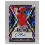 2023 Leaf Exotic Alec Burleson Autograph SP 2/2 #1
