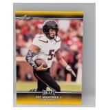 Patrick Mahomes 2017 Leaf Draft Gold Rookie