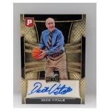 Dick Vitale 2025 Leaf Metal Pristine Gold Auto 1/1