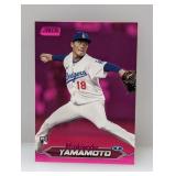 2024 Stadium Club Purple Yoshinobu Yamamoto Rookie