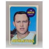 1969 Topps Baseball CATFISH HUNTER HOFR 235