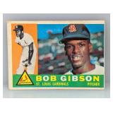 1960 Topps Bob Gibson #73 Creases/Indent/Stains