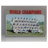 1970 Topps WORLD CHAMPIONS MIRACLE METS TEAM 1 E