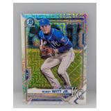 2021 Bowman Chrome Prospect Mojo Bobby Witt Jr 193