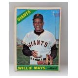 1966 Topps Willie Mays #1 Damage