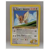Pokemon 2000 1st Edition Lt. Surge
