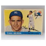 1955 Topps Yogi Berra #198 HOF Damage