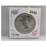 1925 90% Silv Peace $1 Dollar