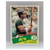 1985 Topps #115 Rickey Henderson