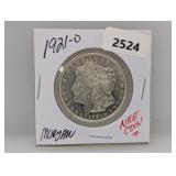1921-D 90% Silv Morgan $1 Dollar