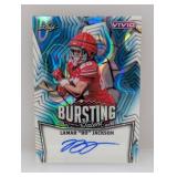 2025 Leaf Vivid Teal Lamar Bo Jackson Osu Auto /10