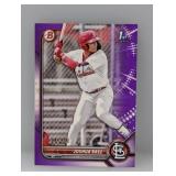2022 Bowman Prospect Purple Joshua Baez SP /250