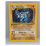 Pokemon 1999 1st Edition Machamp Holo 8 Edges