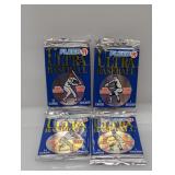 (4) 1991 Fleer Ultra Baseball Packs