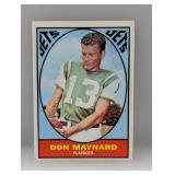 1967 Topps #97 Don Maynard Edges/Stain