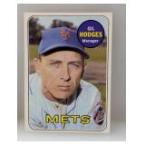 1969 Topps GIL HODGES MIRACLE METS MANAGER/HOFR