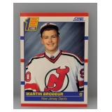 1990 Score Martin Brodeur Rookie #439 Surface
