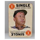 19968 Topps Game Mickey Mantle Stains/Creases