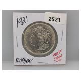 1921 90% Silv Morgan $1 Dollar