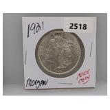 1921 90% Silv Morgan $1 Dollar
