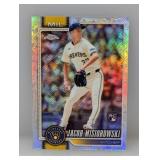 2026 Topps Chrome MLB Logofractor Misiorowski #196