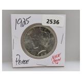 1925 90% Silv Peace $1 Dollar