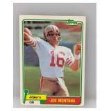 Joe Montana 1981 Topps Rookie S/C/E