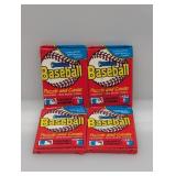 (4) 1988 Donruss Baseball Packs