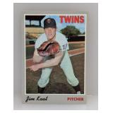 1970 Topps Baseball JIM KAAT HALL OF FAMER 75
