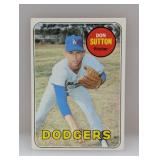 1969 Topps Baseball DON SUTTON HALL OF FAMER 216