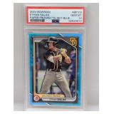 /499 2024 Bowman Salas Paper Prosp Sky Blue PSA 10