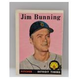 1958 Topps Jim Bunning #115 HOF Us Senator