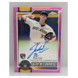 2026 Chrome Jacob Misiorowski RC Auto/250 Ref Pink