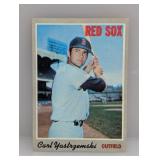 1970 Topps Baseball CARL YASTRZEMSKI HOFR 10 S
