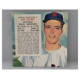 1955 RED MAN TOBACCO Baseball JIM BUSBY 2A C/S