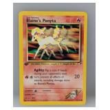 Pokemon 2000 1st Edition Blaines Pontya 63
