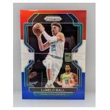 2021-22 Prizm Red White and Blue LaMelo Ball #185