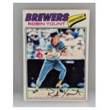 1977 Topps Robin Yount #65 Edges