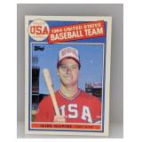 1985 Topps Mark McGwire US Team #401 Indent