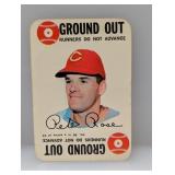 1968 Topps Game Ground Out Pete Rose #30 E/C/Ss