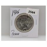 1925 90% Silv Peace $1 Dollar