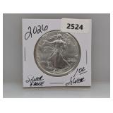2026 1oz .999 Silv Eagle $1 Dollar