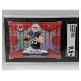 2024 Mosaic Red Prizm Brock Bowers #286 RC SGC 9.5