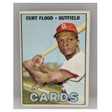 1967 Topps Curt Flood #245 Corners